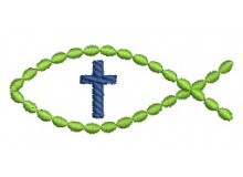 Stickdatei - Fisch Dots